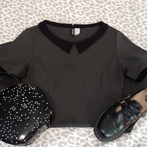 Wednesday Collar Dress H&M Size 14